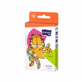 Plastry z opatrunkiem Happy z kotem Garfieldem dla dzieci i młodzieży