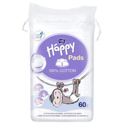 Płatki kosmetyczne dla dzieci Bella Baby Happy Cotton Pads 60 szt.