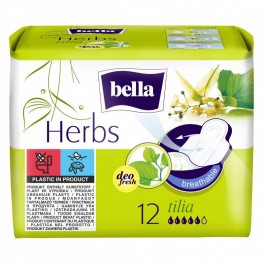 Podpaski Bella Herbs wzbogacone kwiatem lipy 12 szt. 