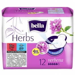 Podpaski Bella Herbs wzbogacone werbeną 12 szt.
